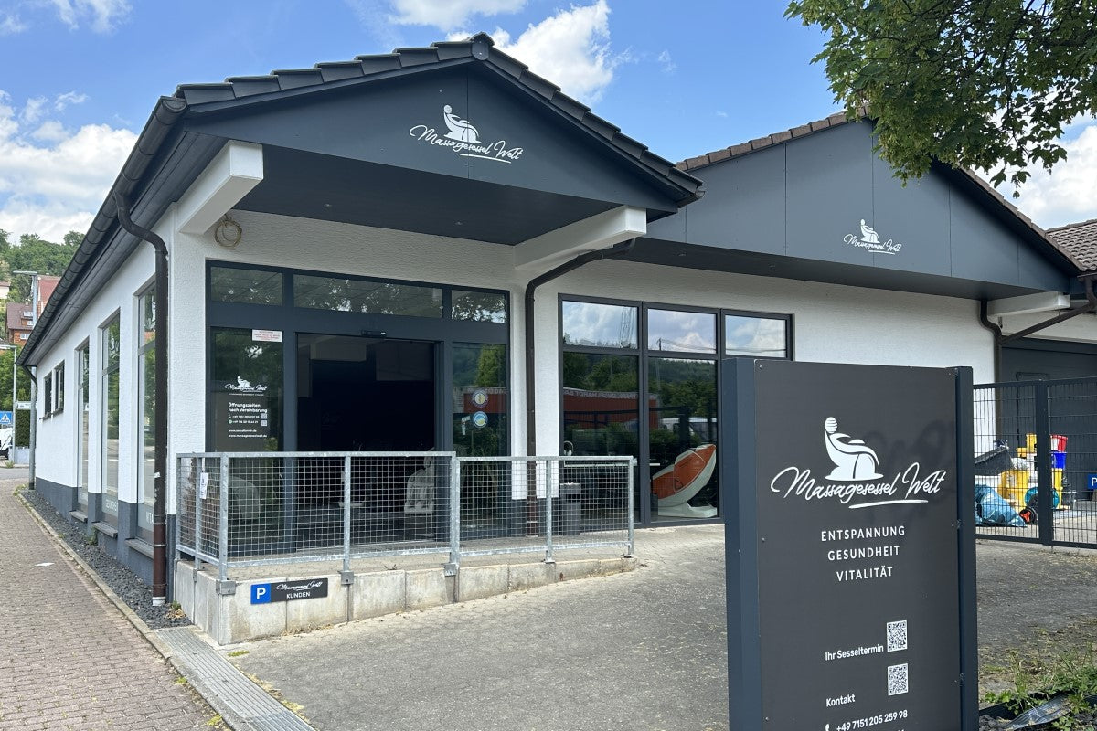 Massagesessel Welt Ausstellung in Geradstetten bei Stuttgart
