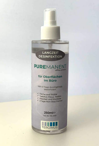 TERGIMUS Puremanent Office Protect langzeit Oberflächendesinfektionsmittel-Hygiene-250 ml-0-Massagesessel Welt