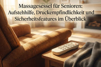 Professional header image for list-based article: Massagesessel für Senioren: Aufstehhilfe, Druckempfindlic...