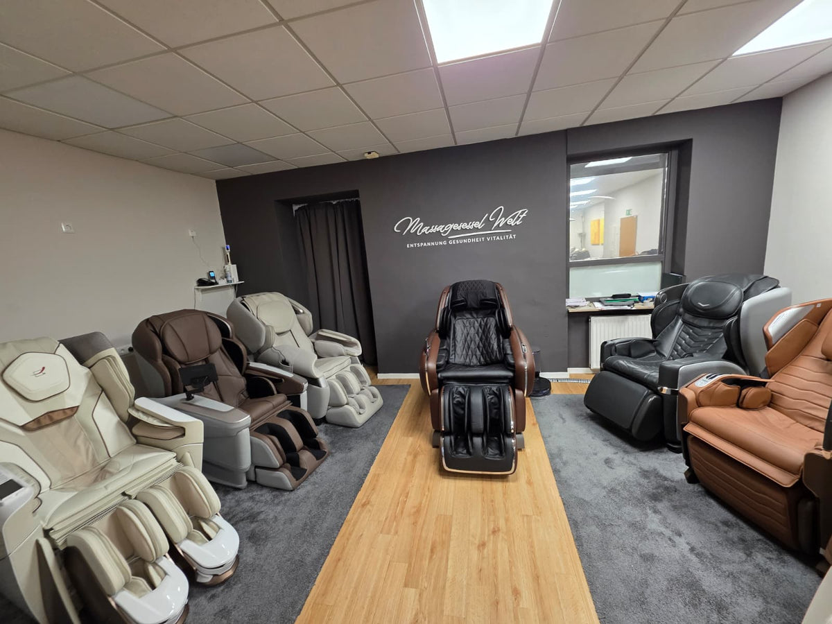 Nasza ekspozycja foteli do masażu w Leverkusen – Massagesessel Welt