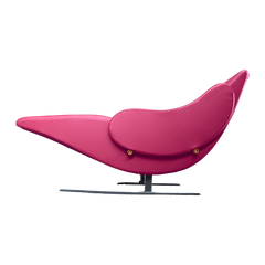 
Allgäuer Massagetechnik Schaukelliege Volare Care in Pink, Seitenansicht, Farbe nach Stoffmuster dargestellt