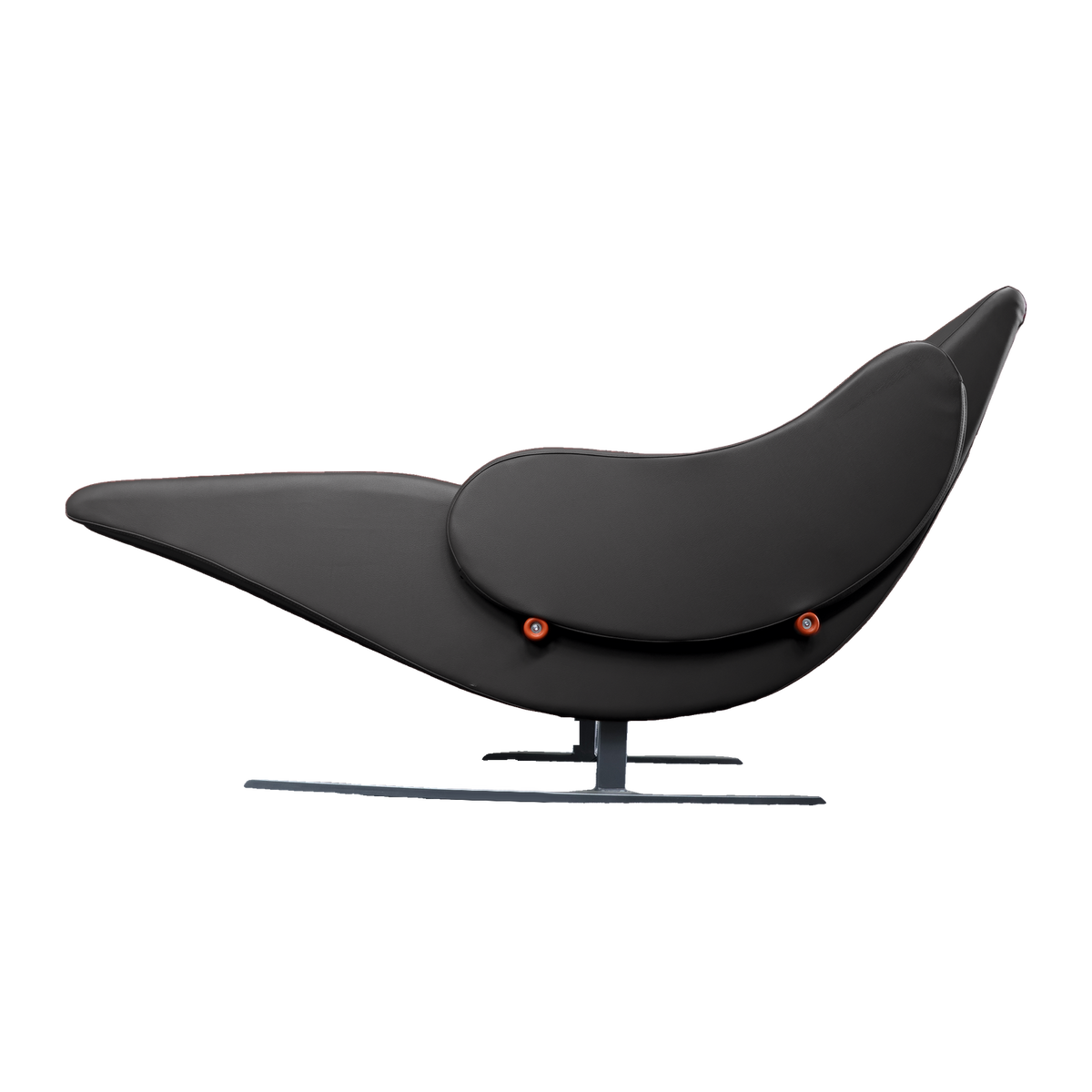 
Allgäuer Massagetechnik Schaukelliege Volare Care in Graphite, Seitenansicht, Farbe nach Stoffmuster dargestellt
