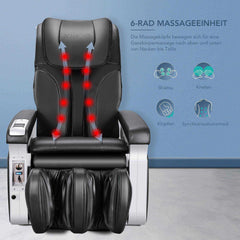 
Grafik zur 6-Rad-Massageeinheit des NAIPO MGC-M15: Shiatsu, Kneten, Klopfen