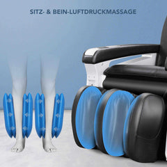 
Grafik zur Luftdruckmassage an Sitz und Beinen des NAIPO MGC-M15