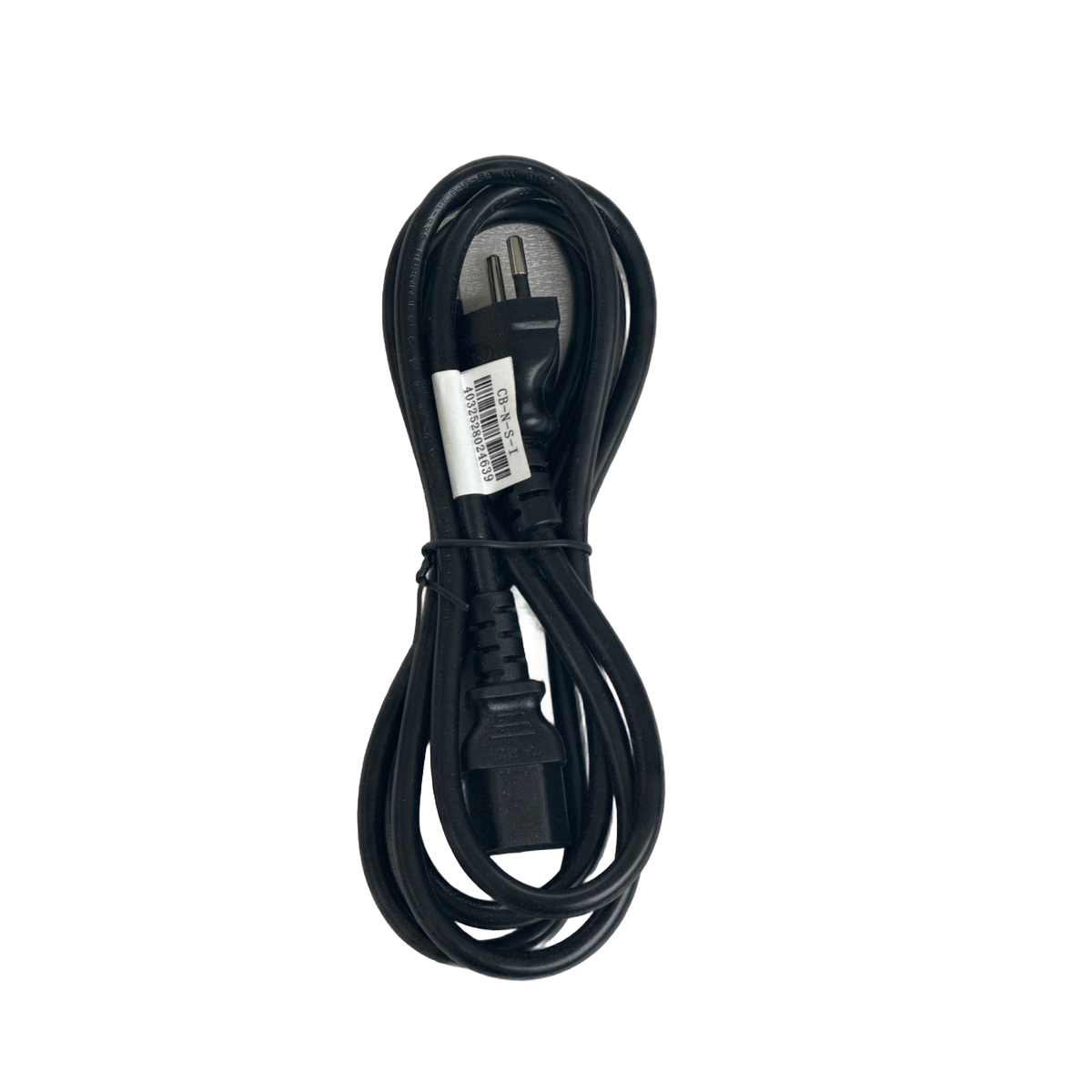 
Netzkabel Schweizer Stecker Typ J auf C13 gerade, 2 m, schwarz