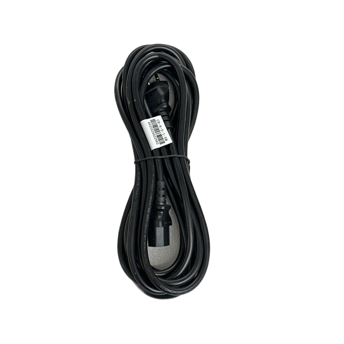 
Netzkabel Schweizer Stecker Typ J auf C13 gerade, 5 m, schwarz