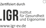 Zertifiziert durch das Institut für Gesundheit und Ergonomie